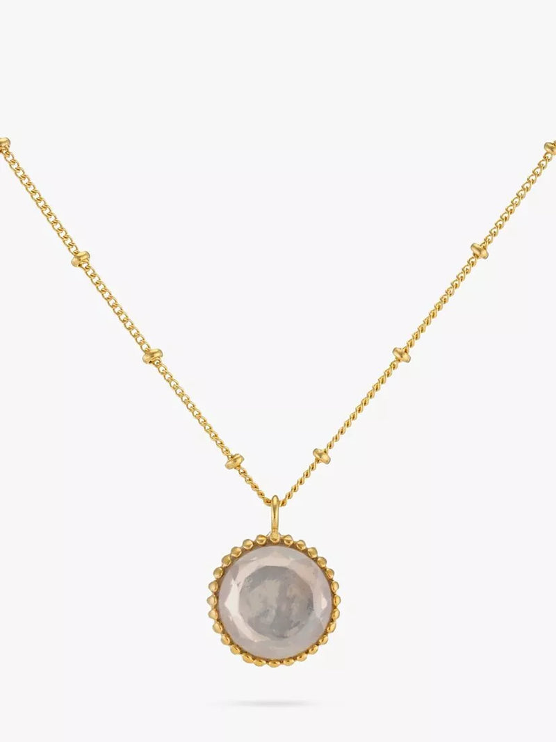 Auree Barcelona Birthstone Vermeil Necklace
