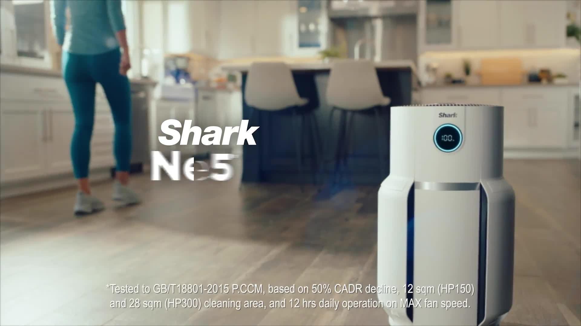 Shark NeverChange5 HEPA air purifier white HP150UK (British brand)