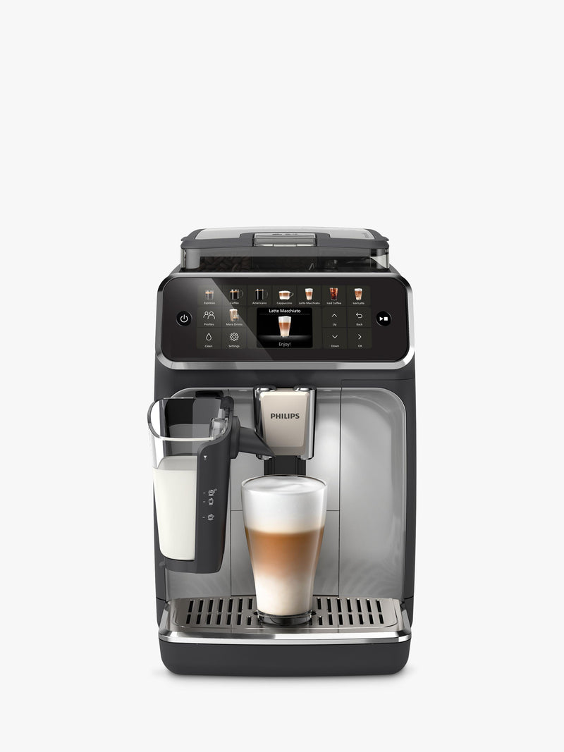 Philips 5500 Series bean to cup coffee machine LatteGo Black Silver, imported from the UK