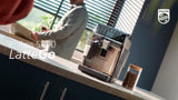 Philips 5500 Series bean to cup coffee machine LatteGo Black Silver, imported from the UK