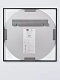 John Lewis black square frame bathroom mirror 60cm, imported from the UK