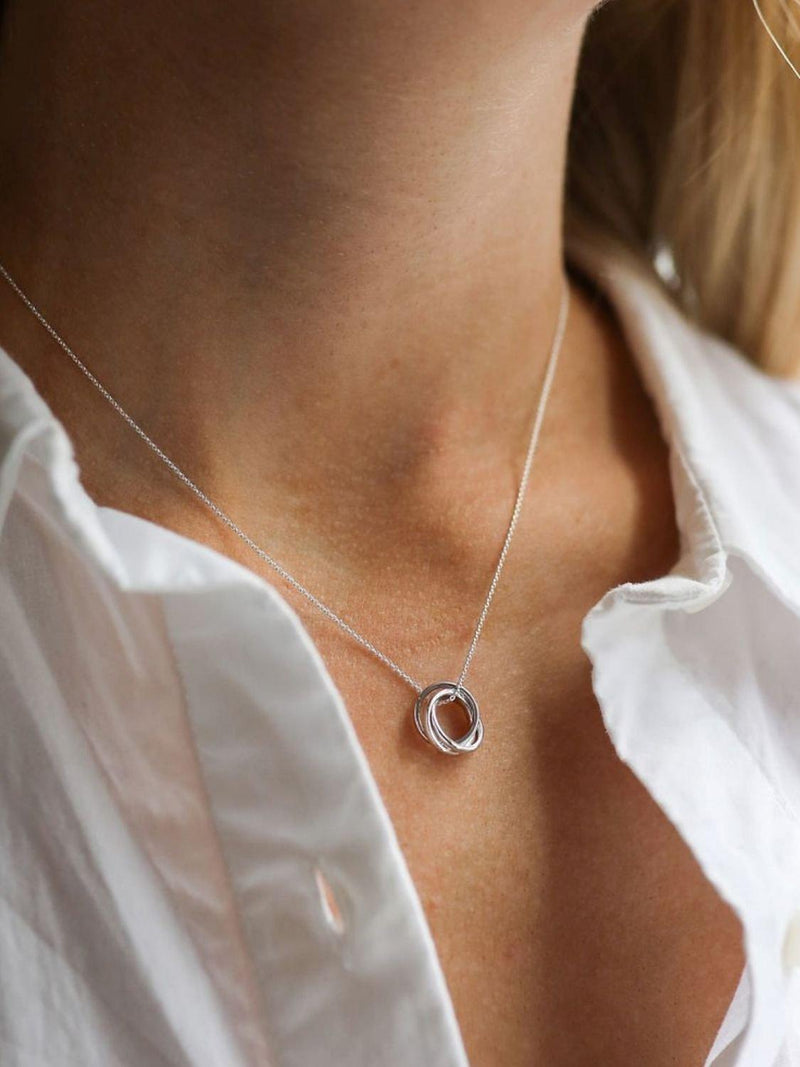 Auree Knightsbridge Russian Wedding Ring pendant necklace (British brand)