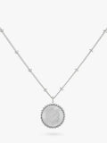 Auree Barcelona Personlig Fødselsstein Sterling Sølv Perle Anheng Halskjede Lapis Lazuli