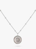 Auree Barcelona Personlig Fødselsstein Sterling Sølv Perle Anheng Halskjede Lapis Lazuli