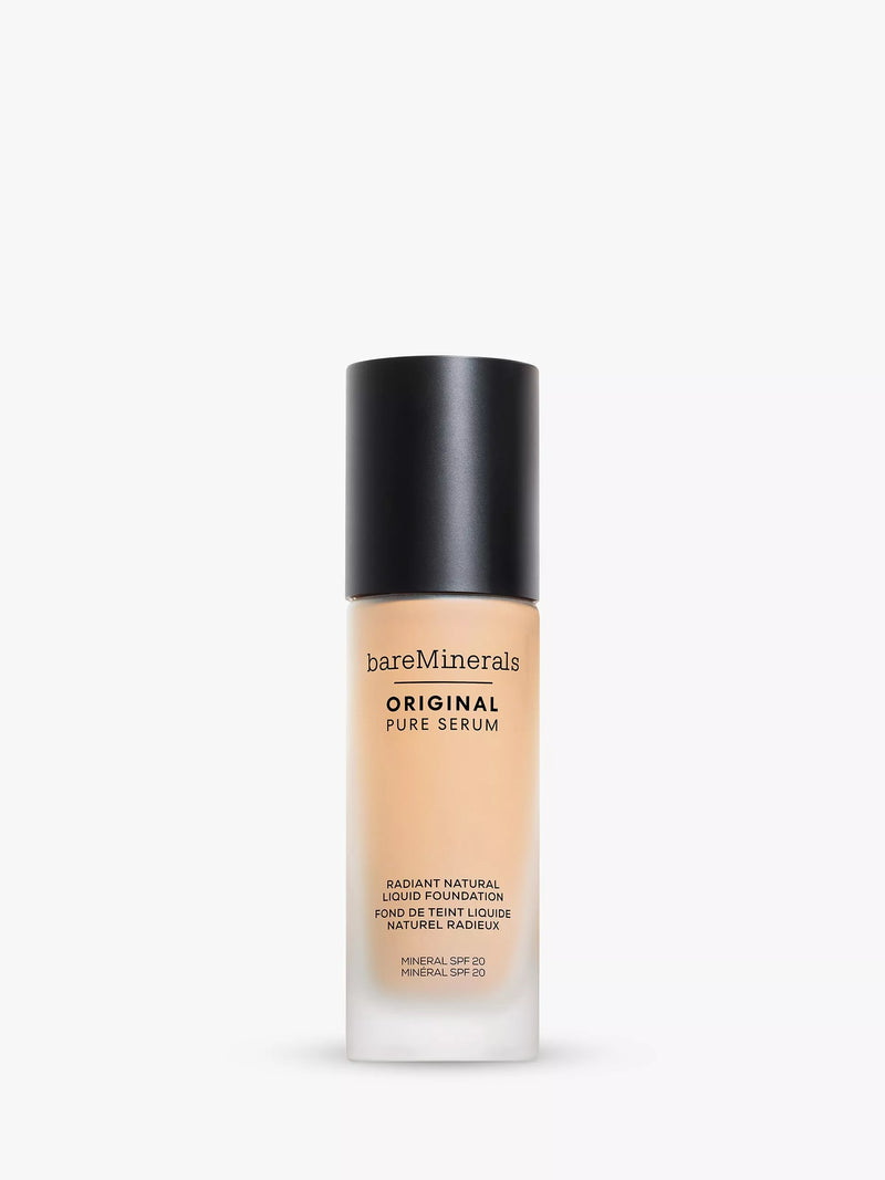 bareMinerals ORIGINAL Pure Serum Radiant Natural Liquid Foundation, Fair Neutral 1