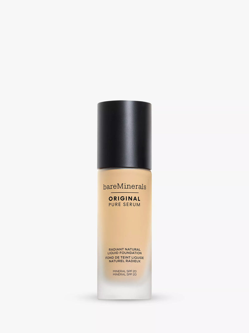 bareMinerals ORIGINAL Pure Serum Radiant Natural Liquid Foundation, Fair Warm 1.5