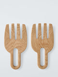 John Lewis oak wood salad servers with FSC certification, UK version
