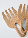 John Lewis oak wood salad servers with FSC certification, UK version