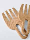 John Lewis oak wood salad servers with FSC certification, UK version