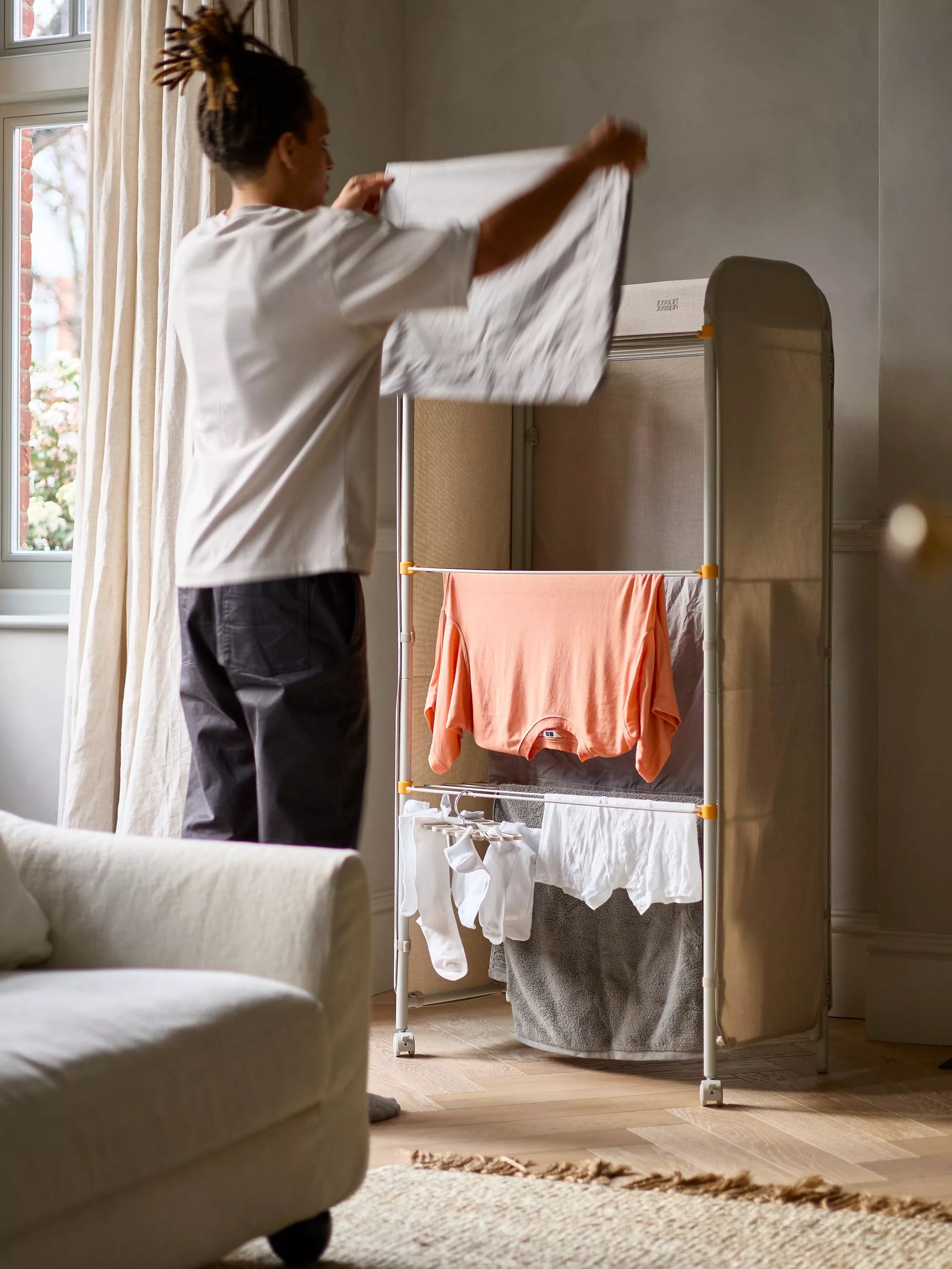 Joseph Joseph clothes airer Ecru, UK version