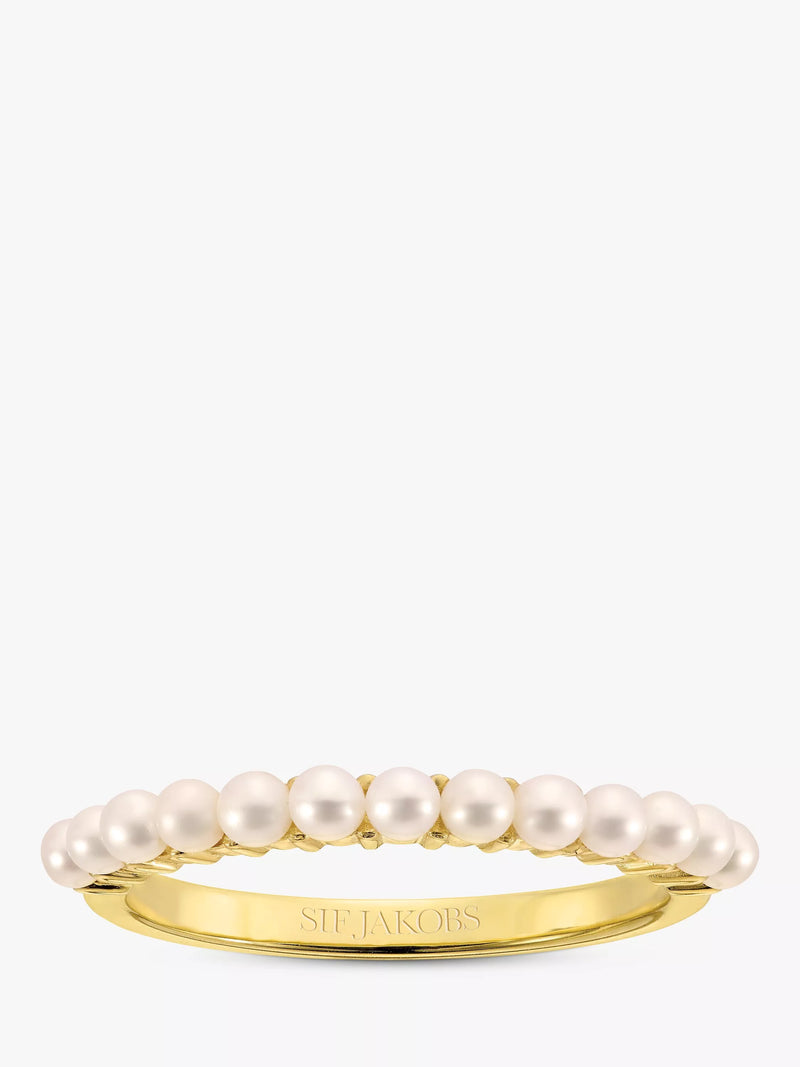 Sif Jakobs Ellera Perla freshwater pearl ring sterling silver, UK version