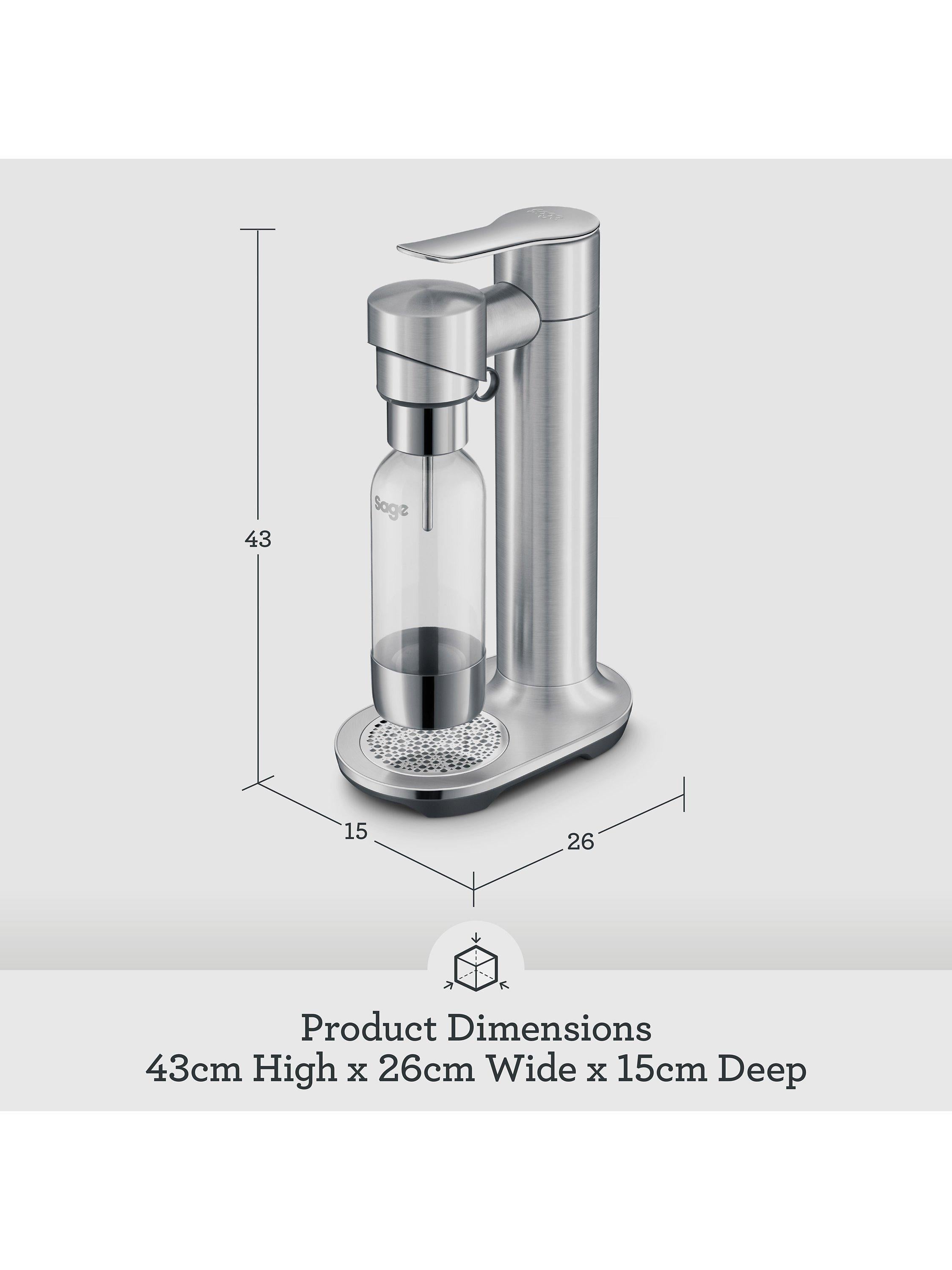 Sage InFizz Fusion sparkling drinks maker (British brand)