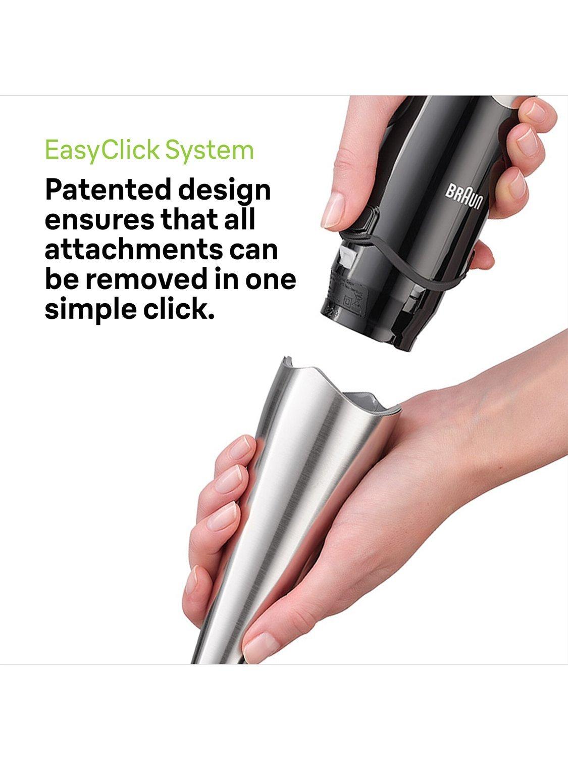 Braun MQ7045X hand blender black (British brand)