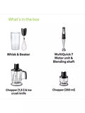 Braun MQ7045X hand blender black (British brand)