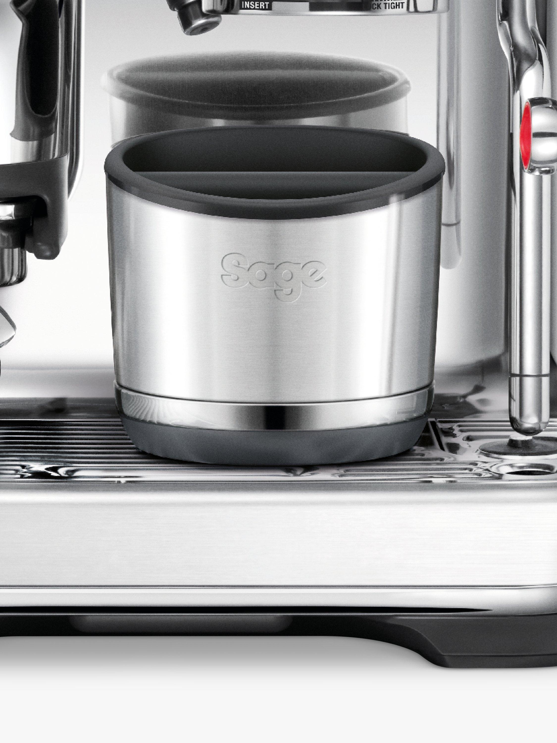 Sage Luxe Knock Box container for 10 Puck espresso waste (British brand)