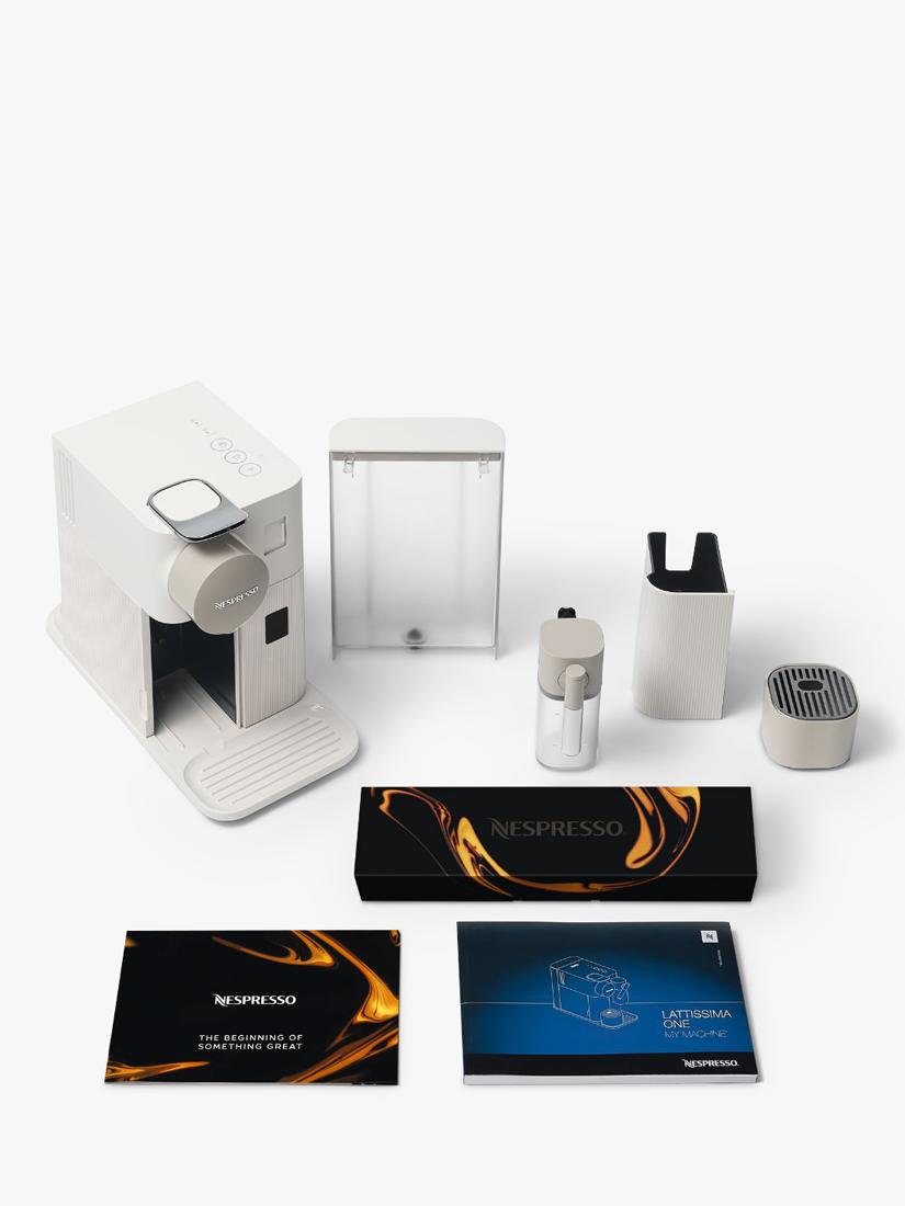 Nespresso Lattissima One coffee machine with milk frother, UK version