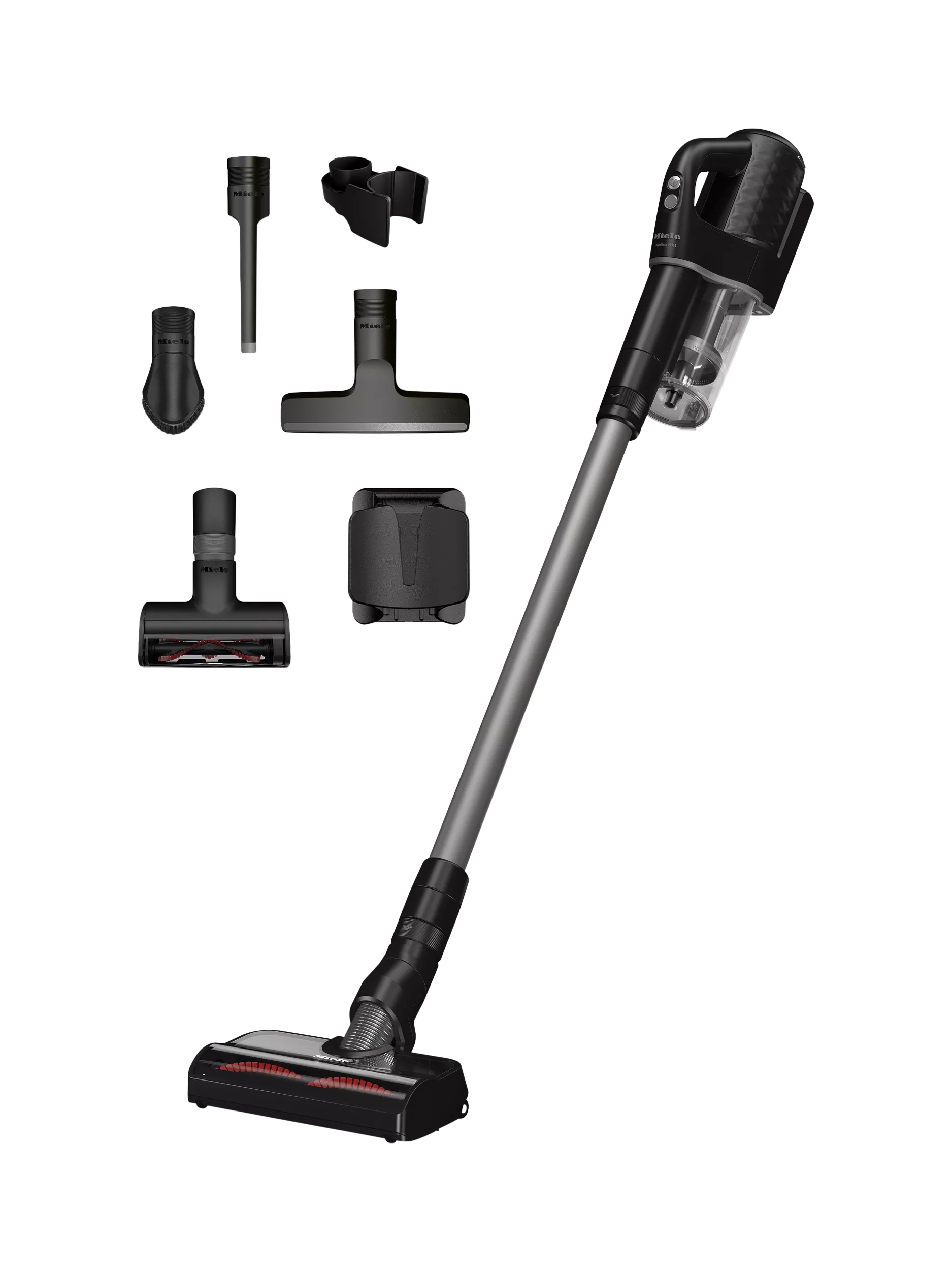 Miele Duoflex HX1 Cat & Dog cordless vacuum cleaner in Obsidian Black, imported from the UK