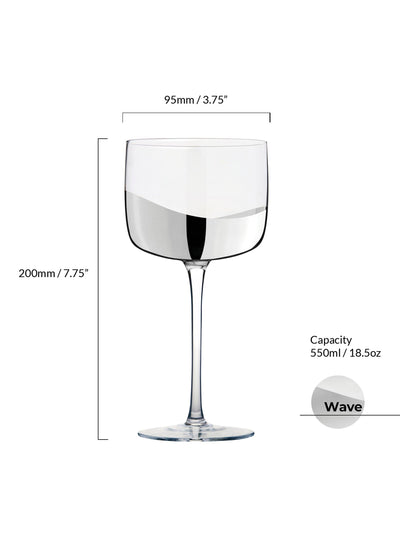 John Lewis Anton Studio Designs Wave
Gin Glass Sett av 2 550 ml - Kjøp online på McGrocer
