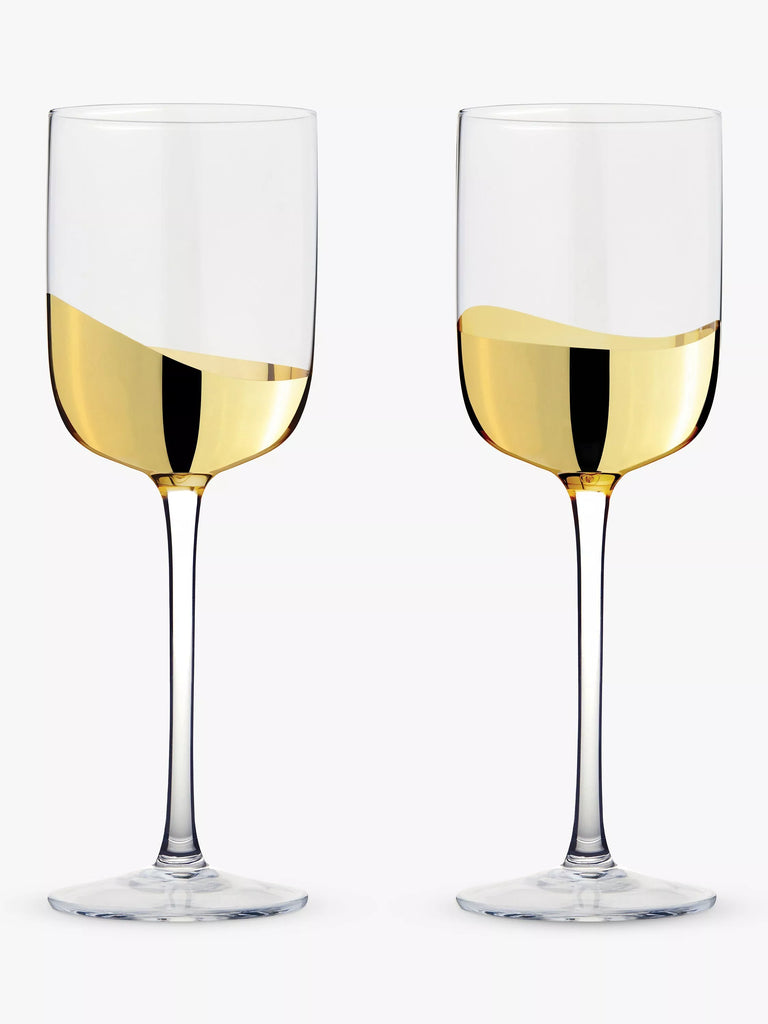 Anton Studio Designs Wave Wine Glass, Set of 2, 400ml