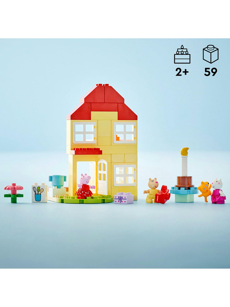 LEGO DUPLO Peppa Pig Birthday House 20+ pieces, UK version