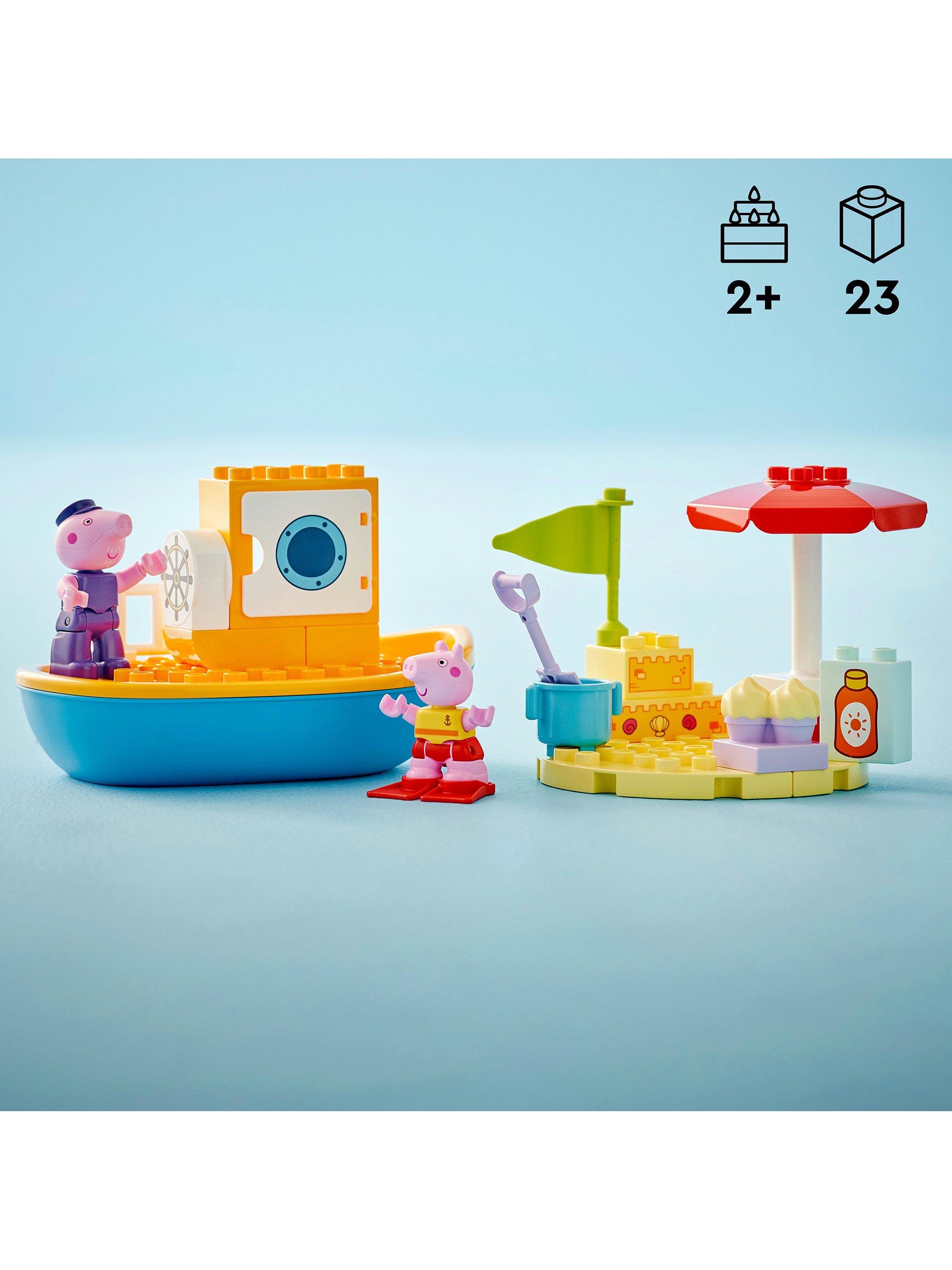 LEGO DUPLO Peppa Pig Boat Trip Construction Set, UK version