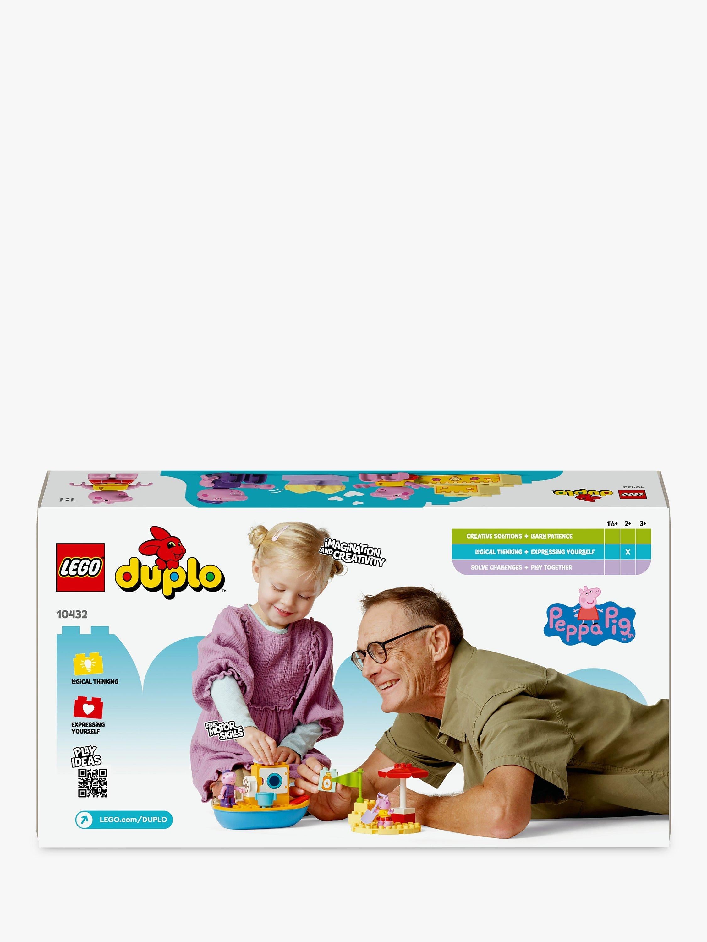 LEGO DUPLO Peppa Pig Boat Trip Construction Set, UK version