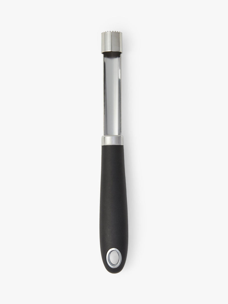 John Lewis Soft Grip Apple Corer Silver/Black, UK version