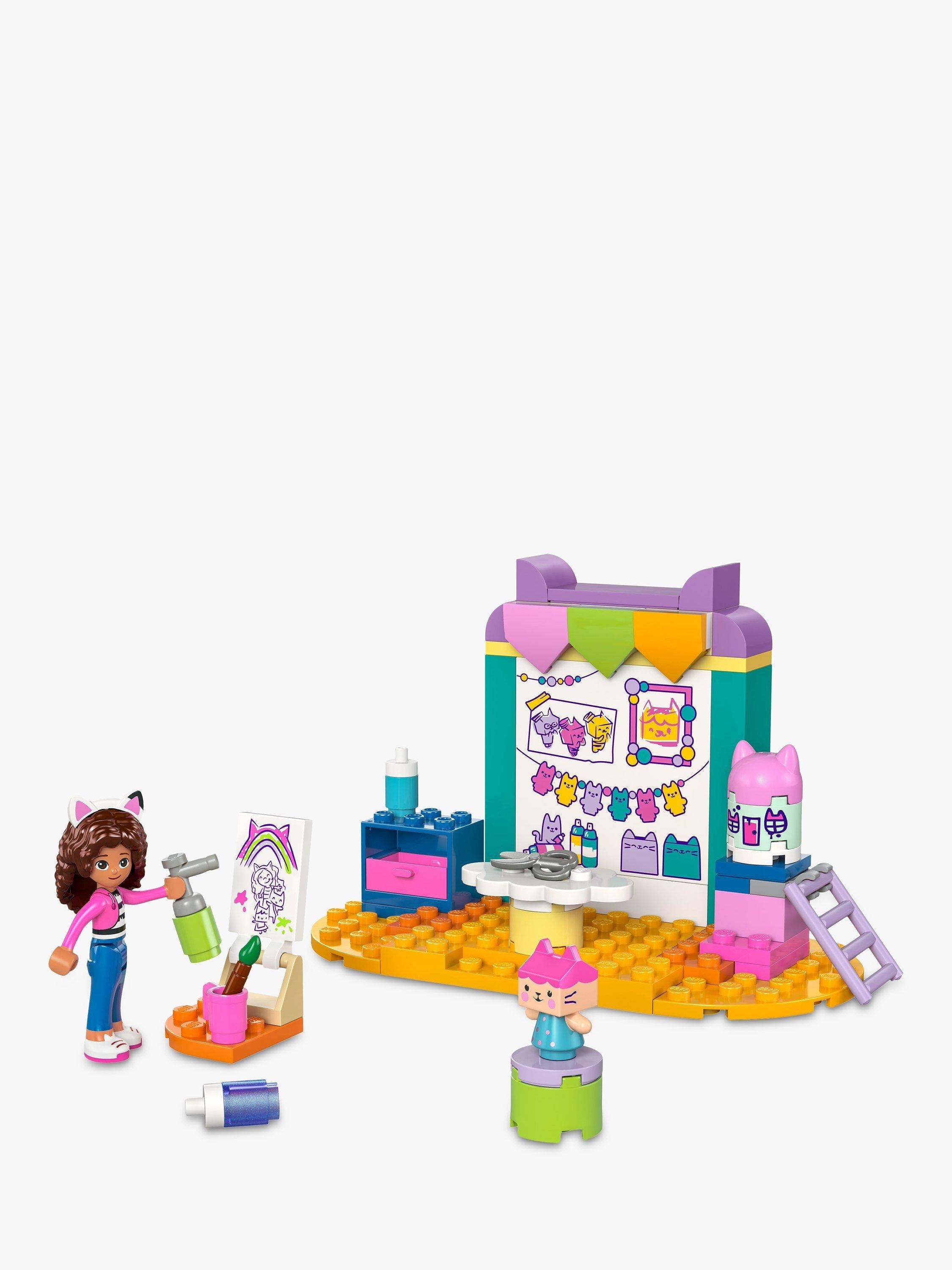 LEGO Gabby's Dollhouse Crafting Set with Baby Box, imported from the UK