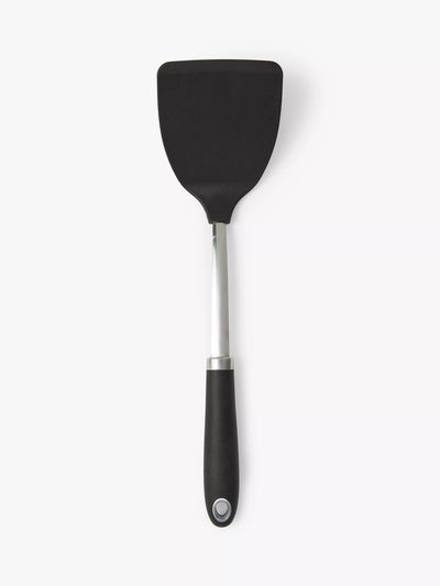 John Lewis John Lewis Soft Grip Handle Nylon Solid Turner Silver/Black- Buy online at McGrocer