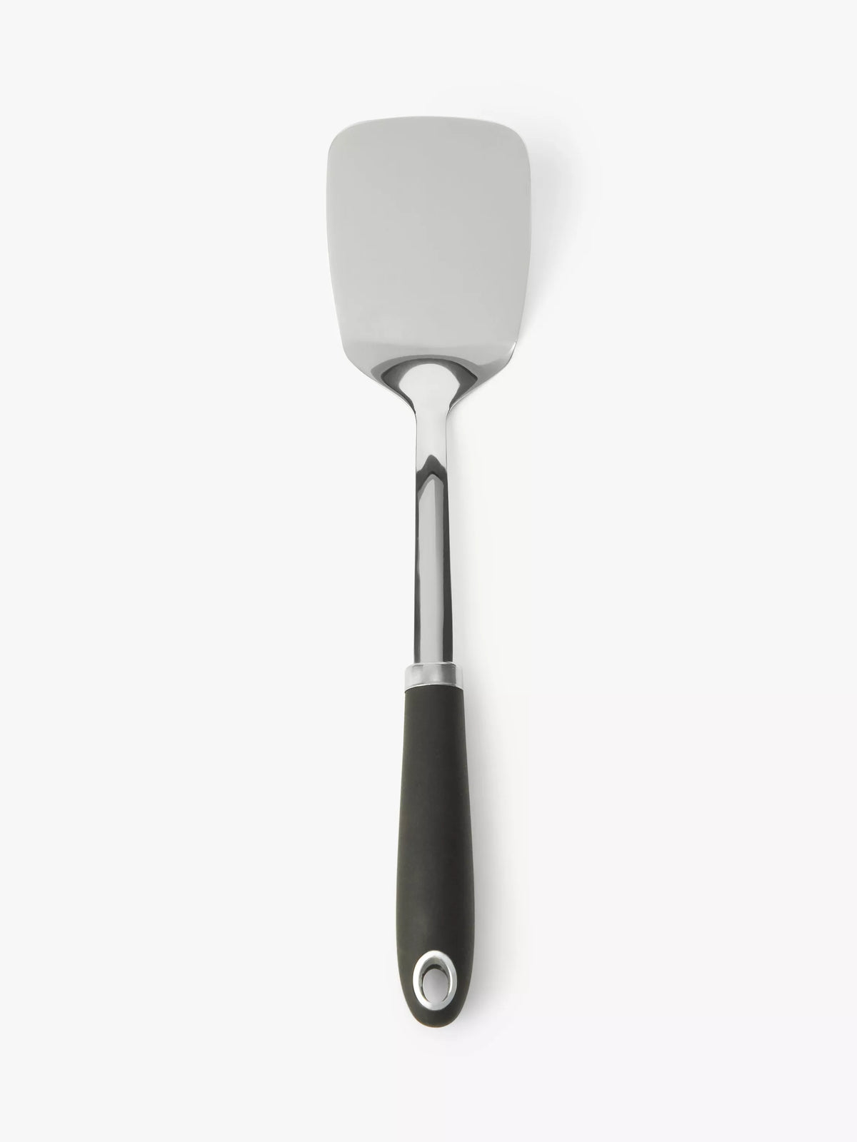 John Lewis stainless steel solid turner with soft grip, UK version