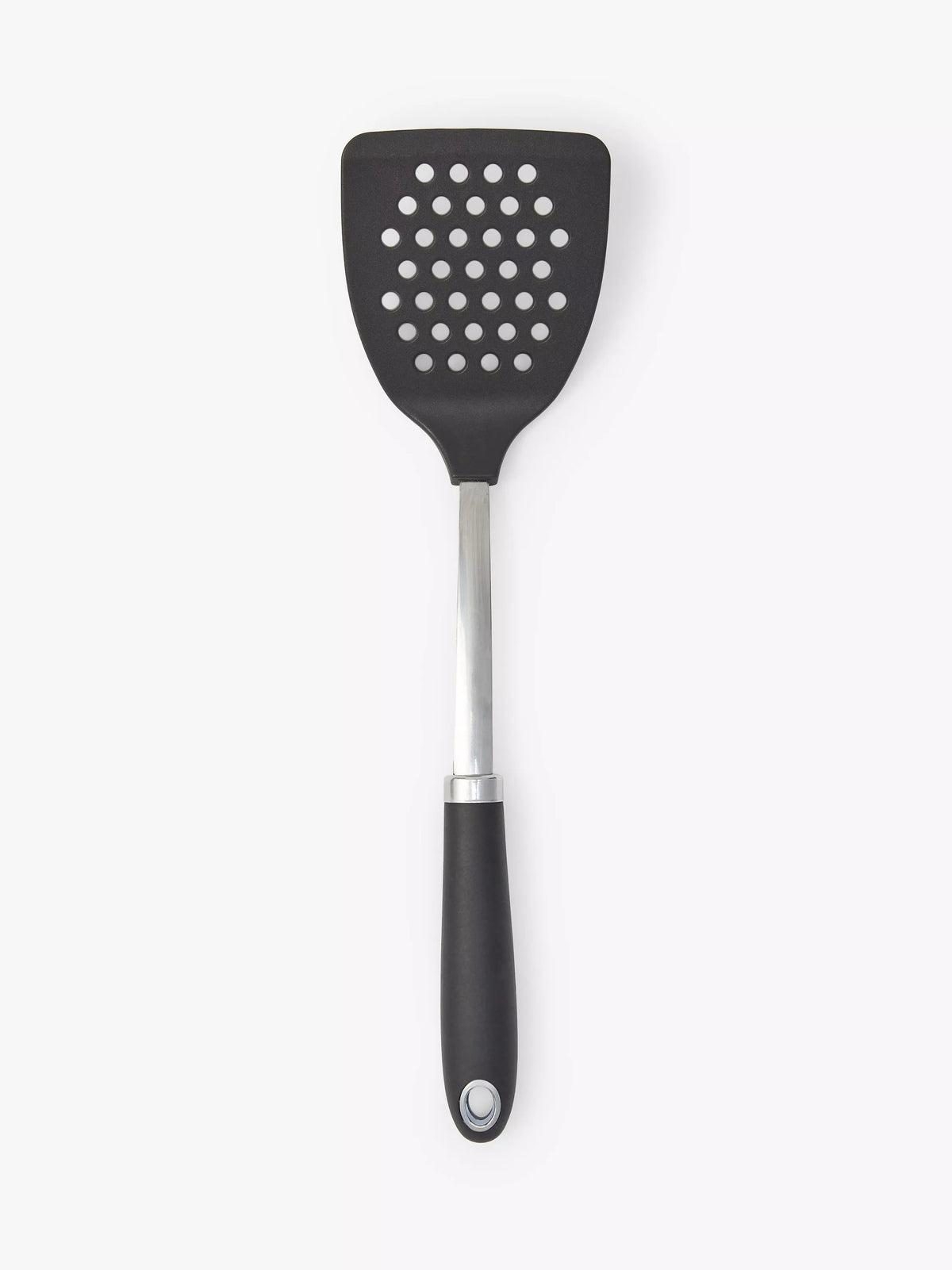John Lewis Nylon Slotted Turner Silver Black, UK version