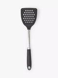 John Lewis Soft Grip Handle Nylon Slotted Turner, Silver/Black