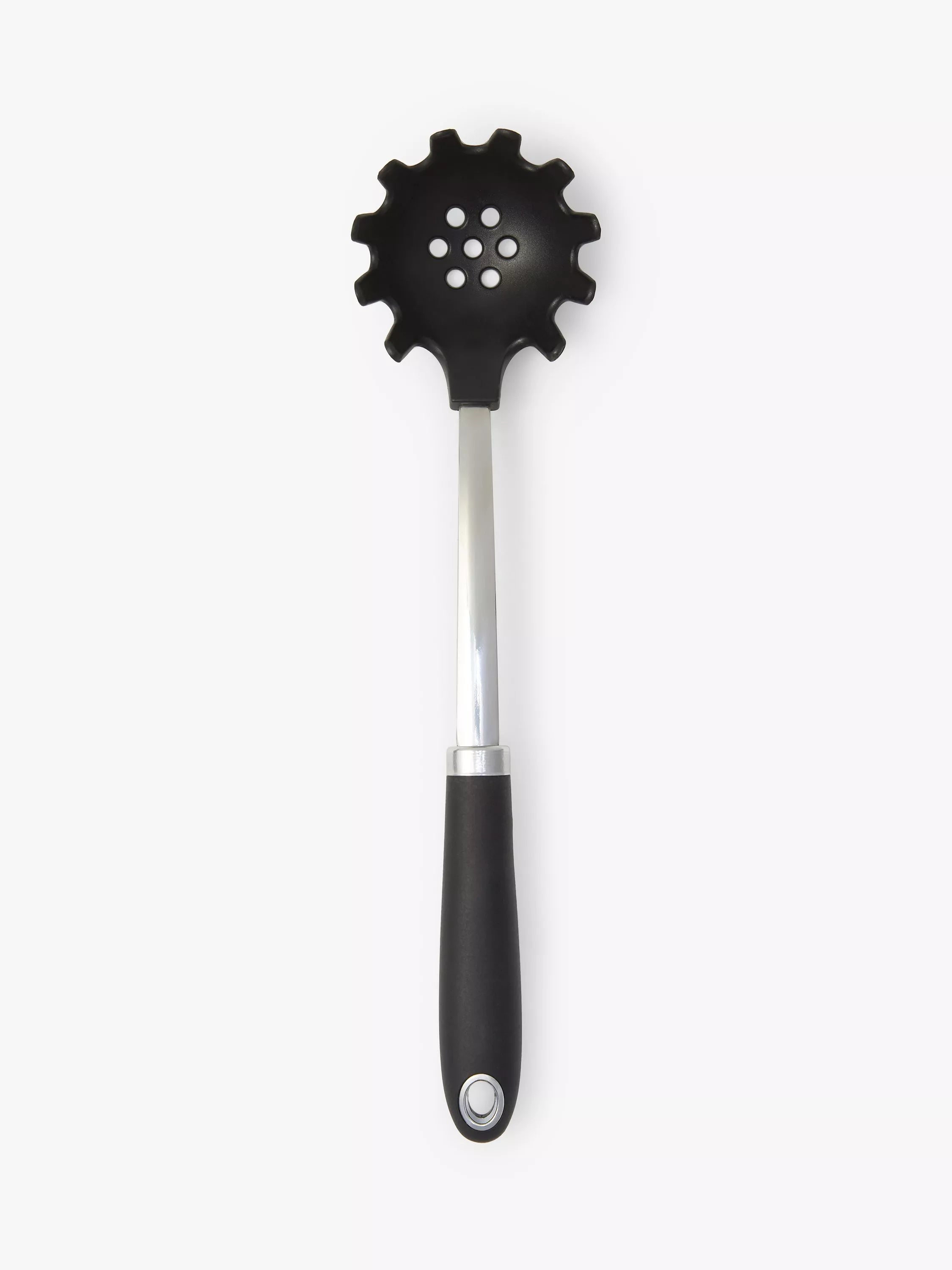 John Lewis spaghetti spoon Silver/Black, UK version