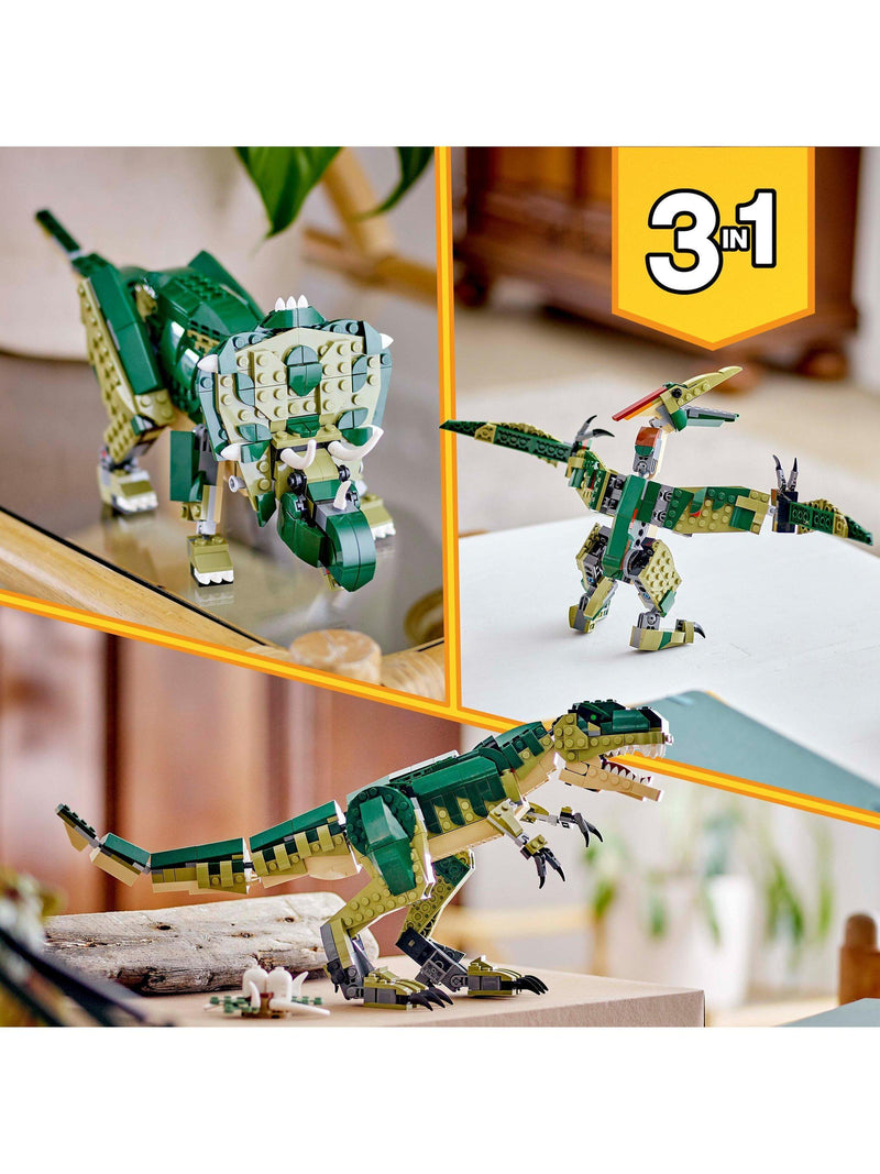 LEGO Creator 3in1 T. rex figure building set, UK version