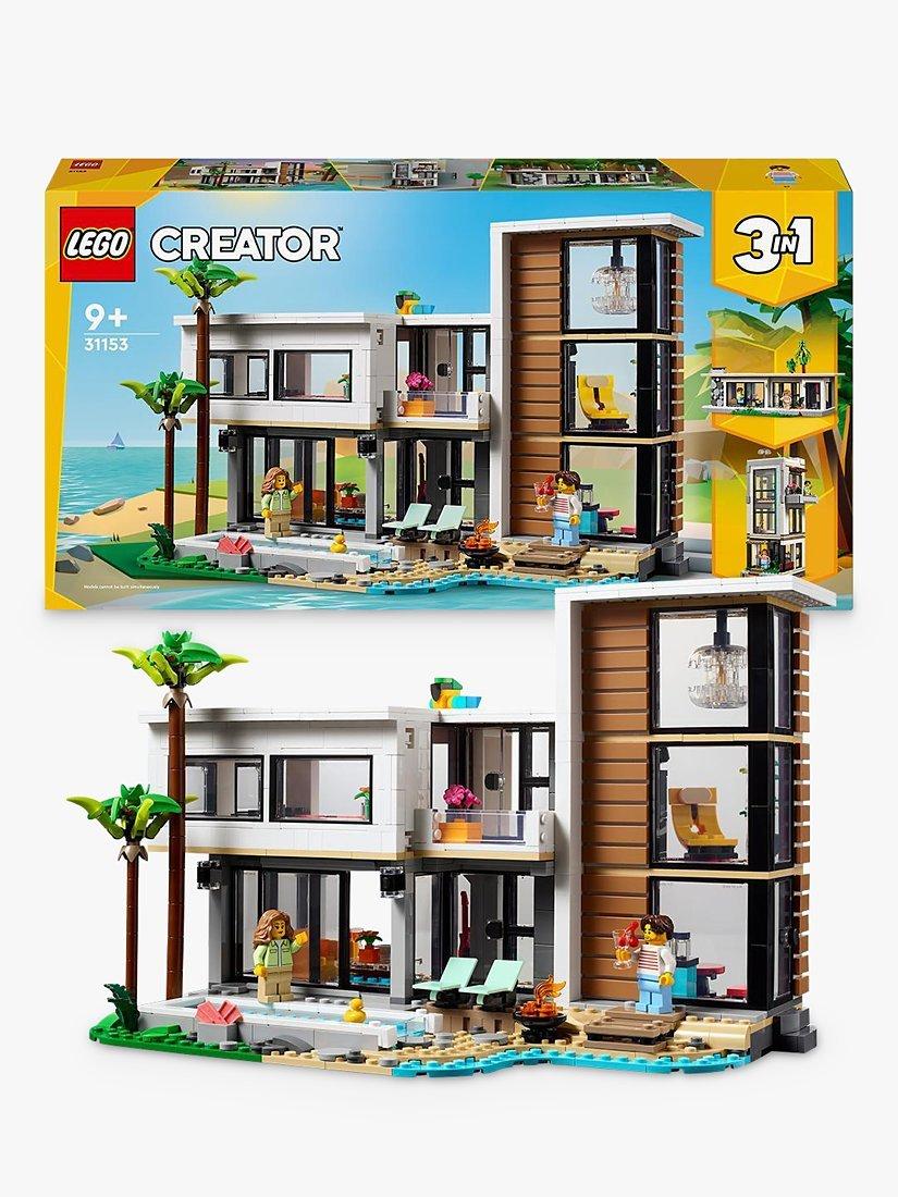 Lego Creator 3In1 Modern House Building Set For Kids 31153