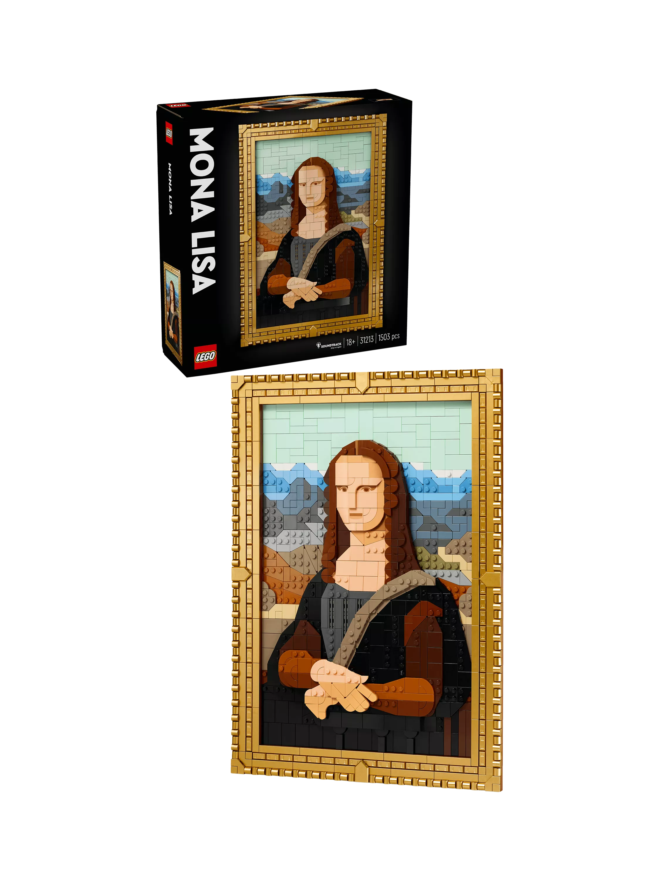 Lego Mona Lisa building set, UK version