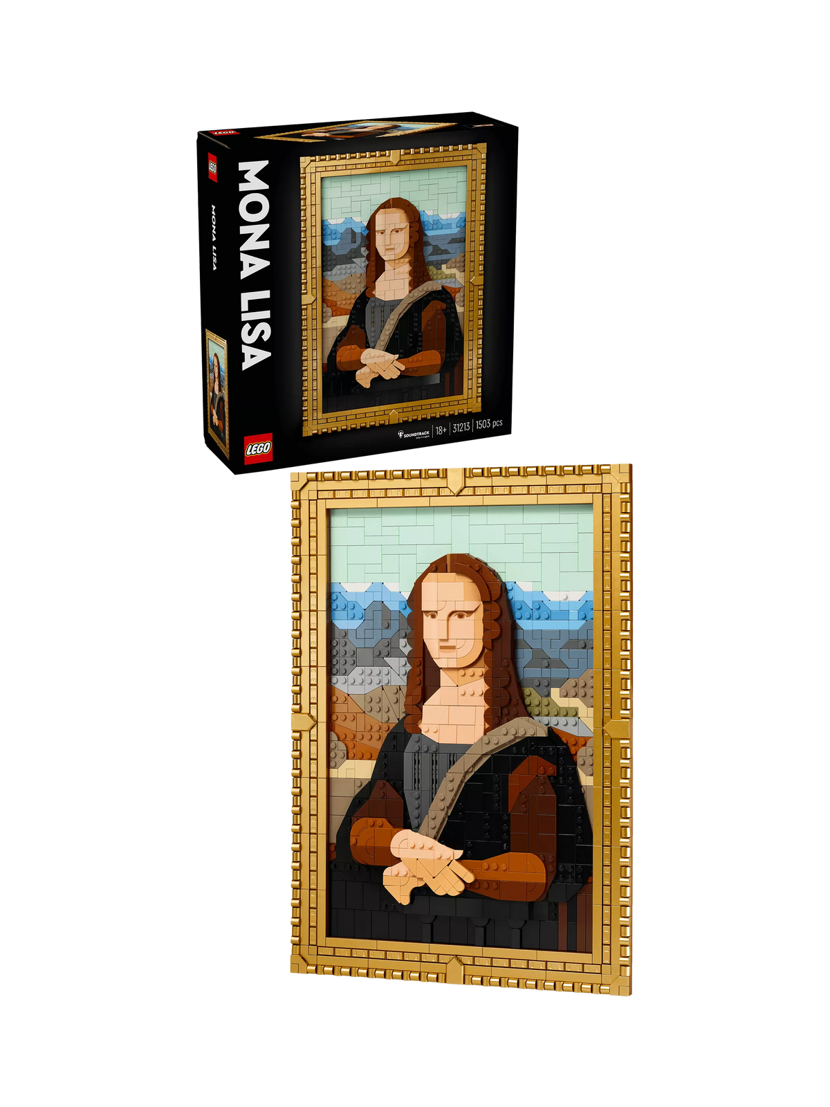 Lego Mona Lisa building set, UK version