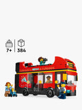 LEGO City Red Double-Decker Sightseeing Bus toy set 384 pieces (British brand)