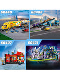 LEGO City Red Double-Decker Sightseeing Bus toy set 384 pieces (British brand)