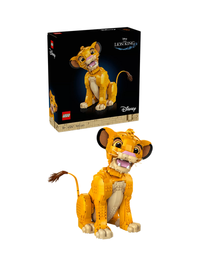 John Lewis Adult Building Set with Movable Head Lion Cub Model for Display- Buy online at McGrocer