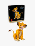 LEGO adult building set with movable lion cub figure, UK version