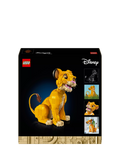 LEGO adult building set with movable lion cub figure, UK version