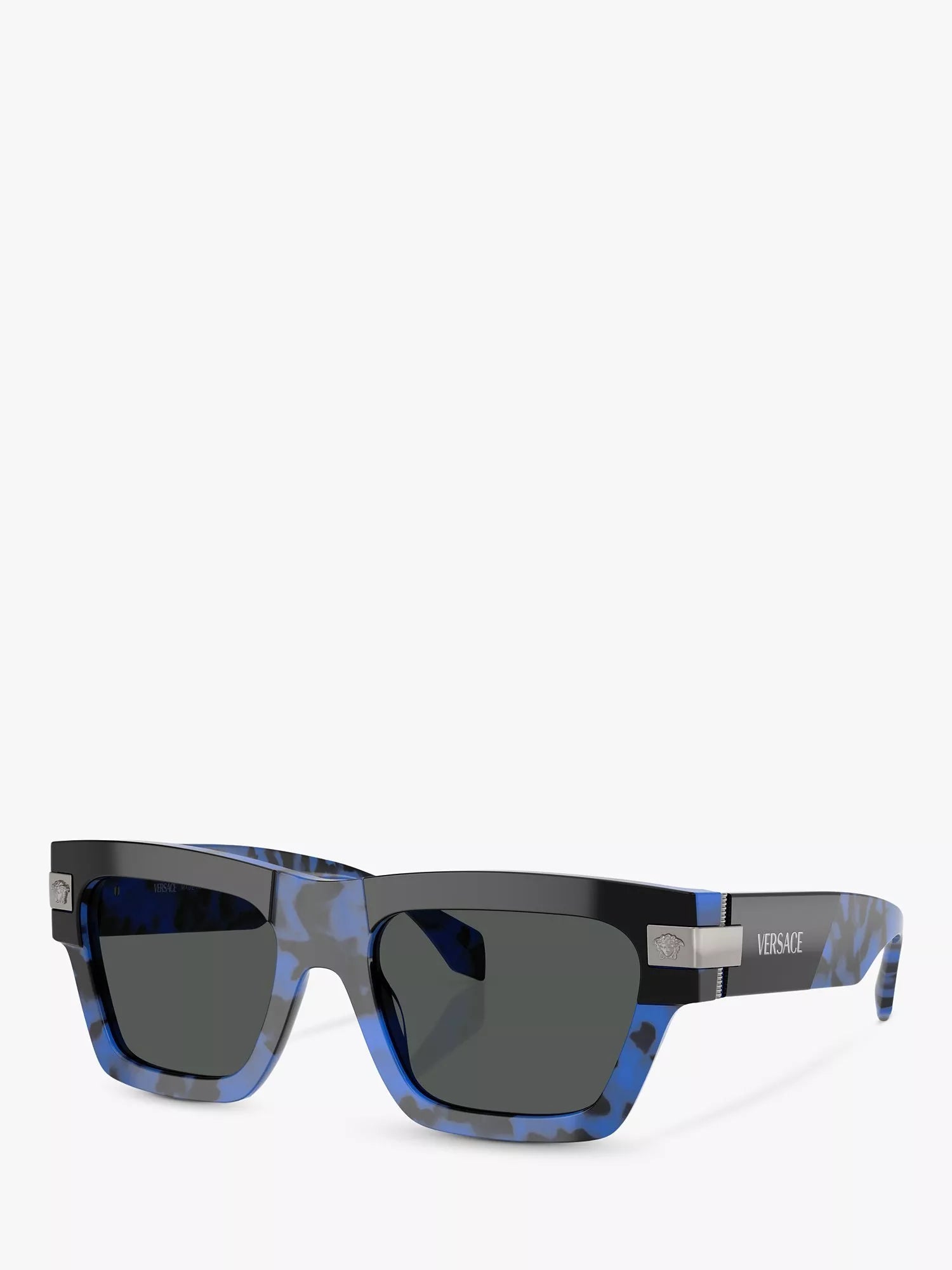 Versace square sunglasses VE4464 Havana Blue/Grey, UK version