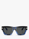 Versace square sunglasses VE4464 Havana Blue/Grey, UK version