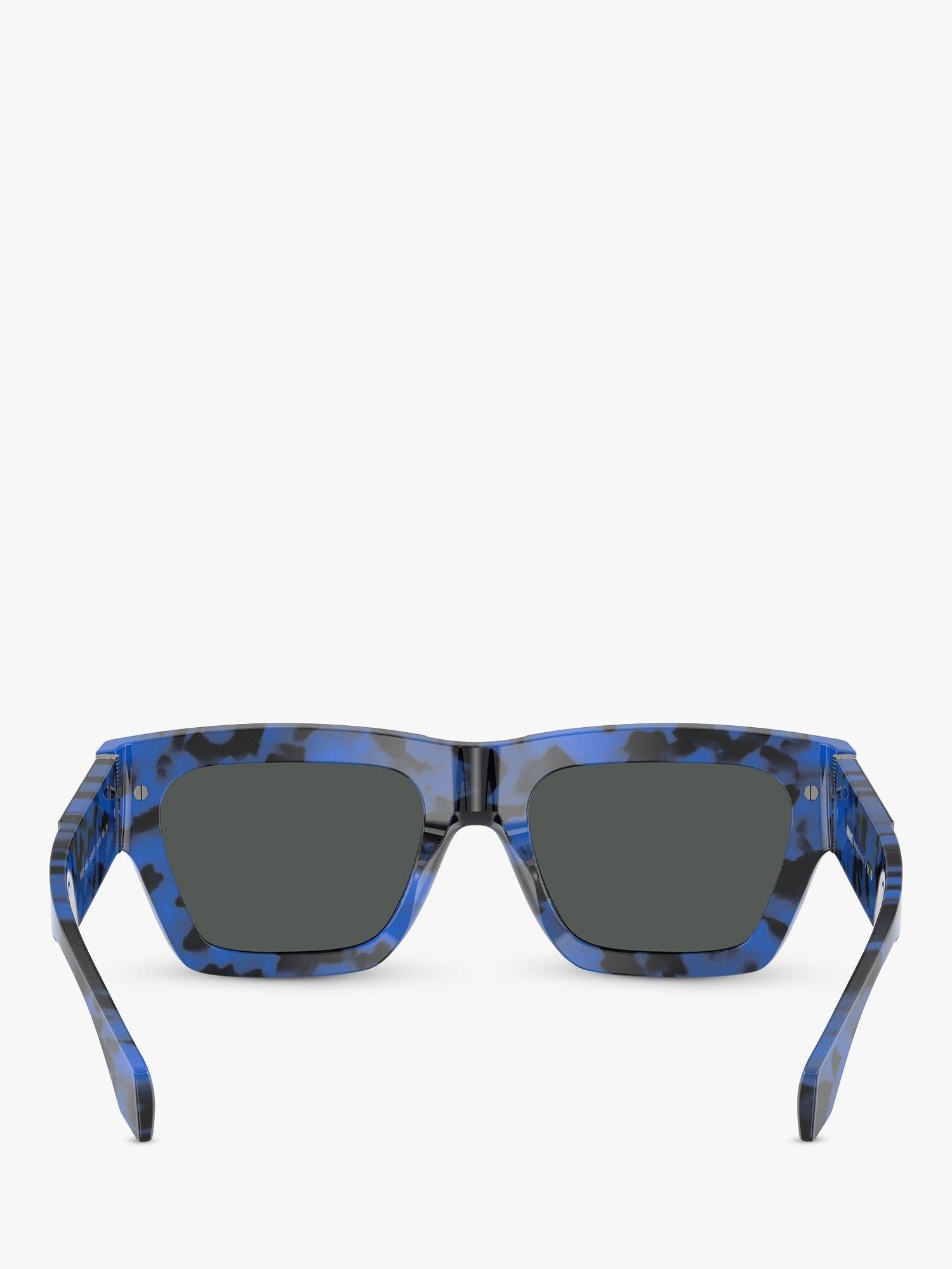 Versace square sunglasses VE4464 Havana Blue/Grey, UK version