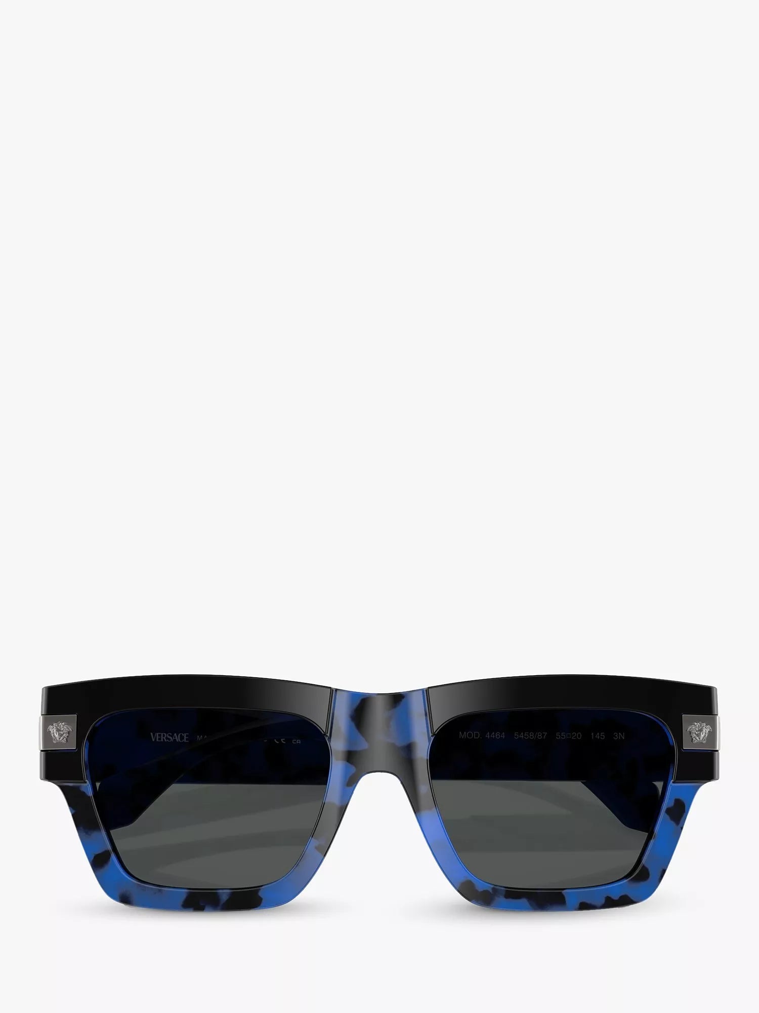 Versace square sunglasses VE4464 Havana Blue/Grey, UK version