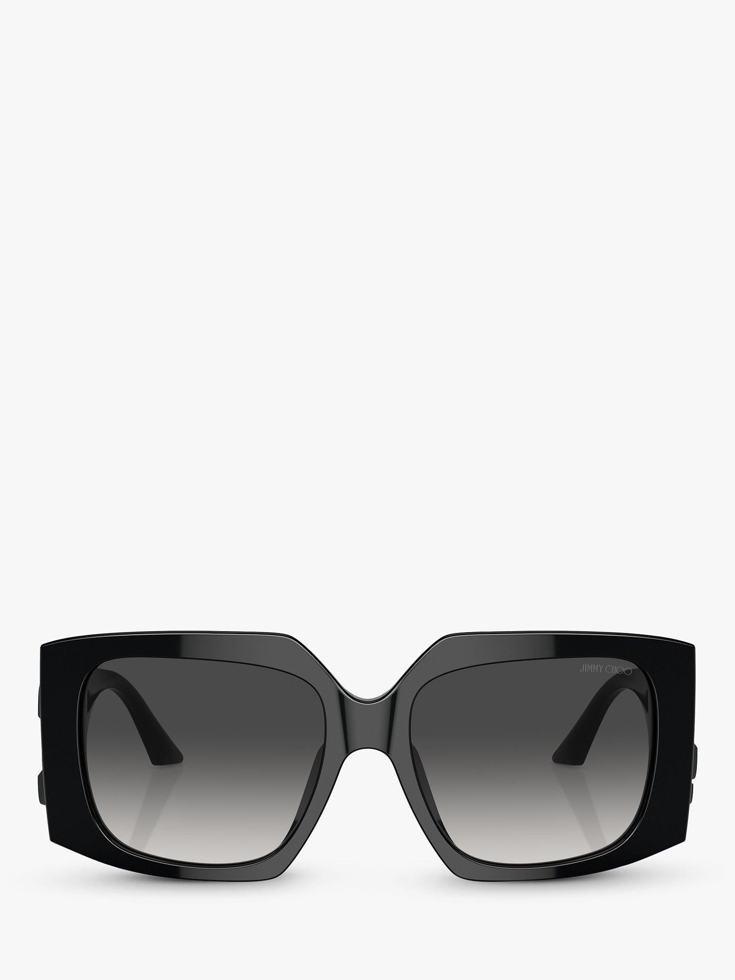 Jimmy Choo black square gradient sunglasses, imported from the UK