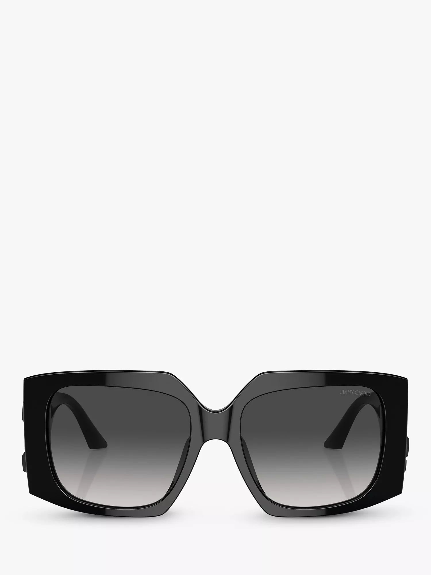Jimmy Choo black square gradient sunglasses, imported from the UK