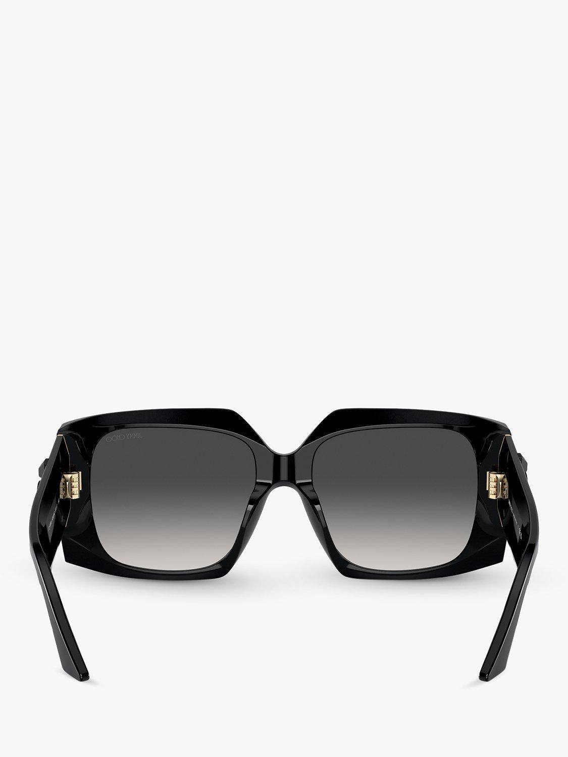 Jimmy Choo black square gradient sunglasses, imported from the UK