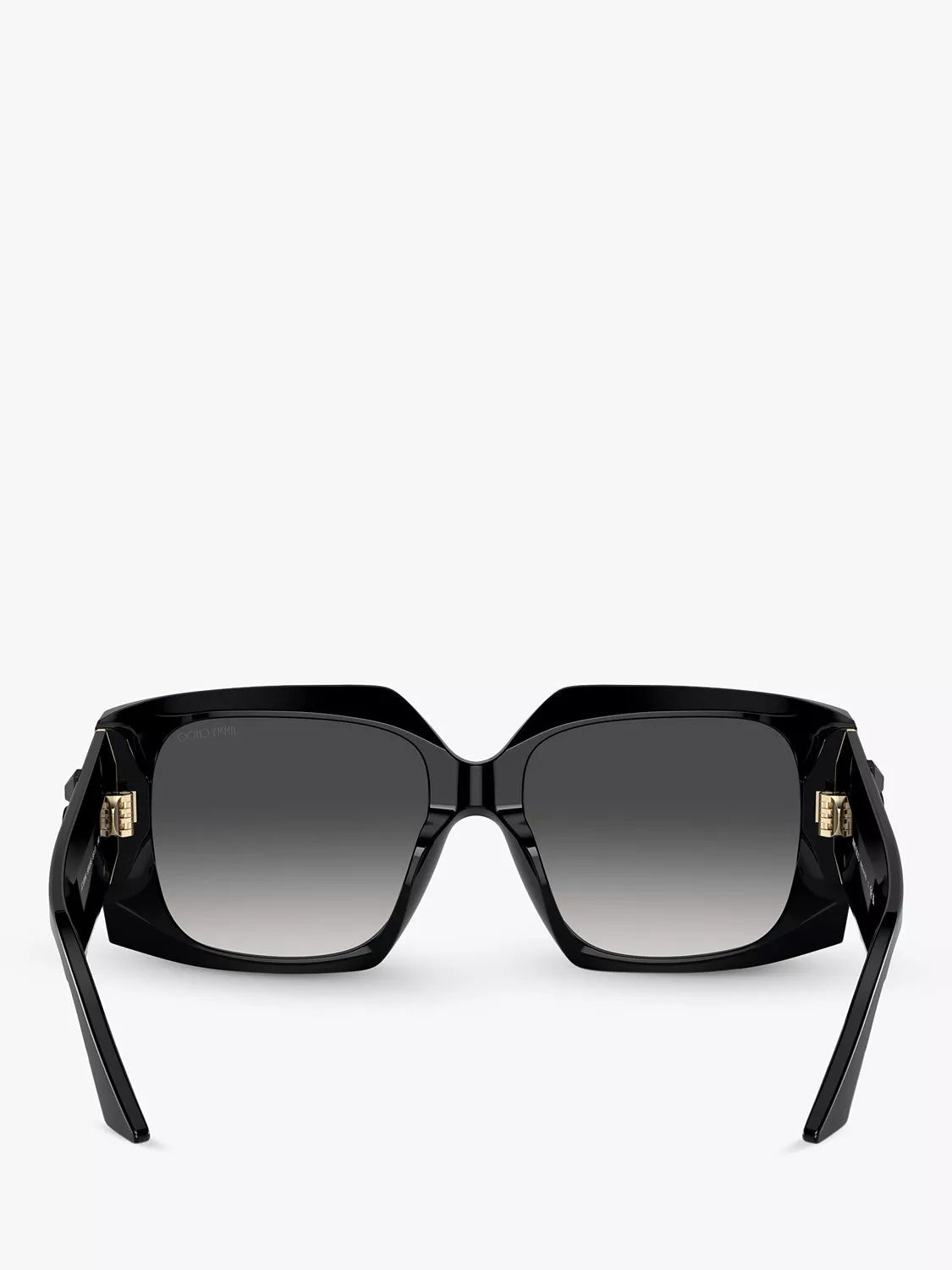 Jimmy Choo black square gradient sunglasses, imported from the UK